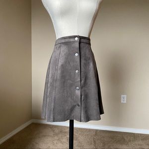 Aritzia Button-Up Mini Skirt